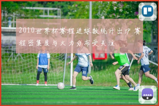 2010世界杯赛程进球数统计出炉 赛程密集度与火力分布受关注